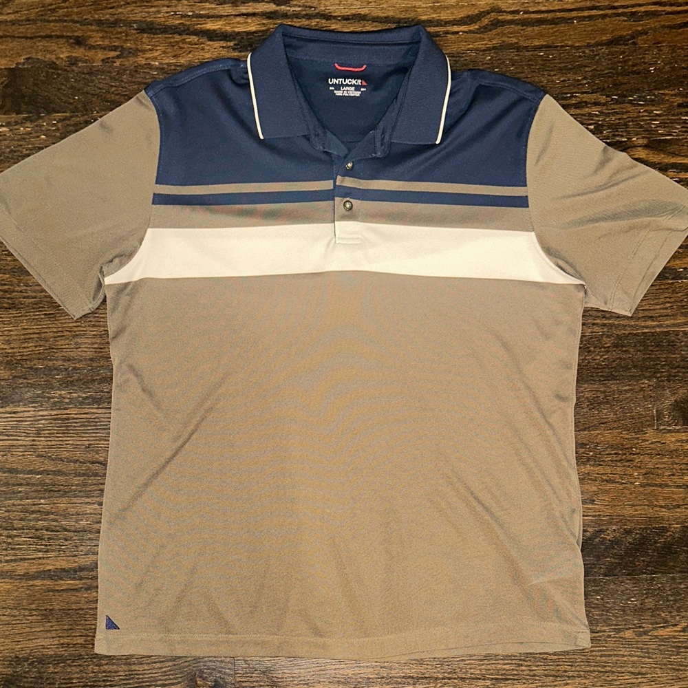 UNTICKit MEN’S polo Size Large NEW!